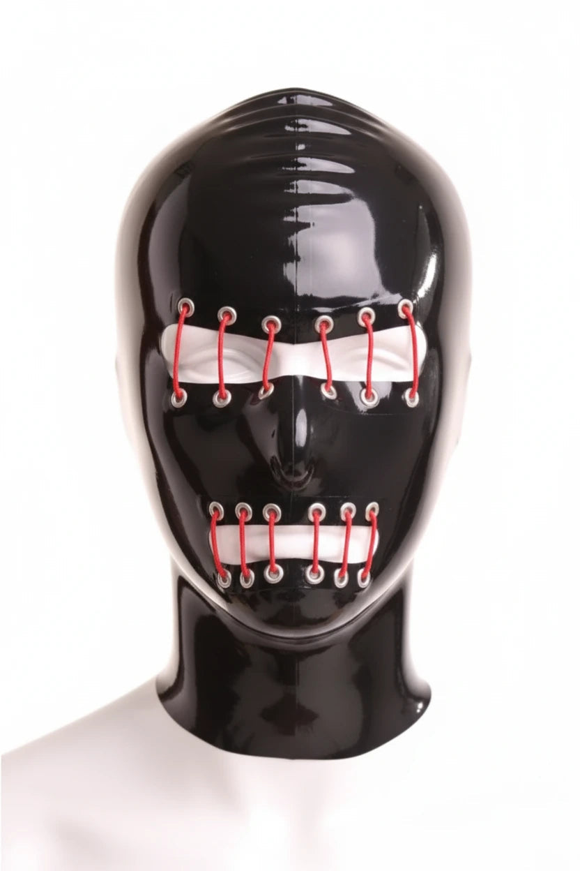 High-Neck Long-Sleeve Latex Catsuit