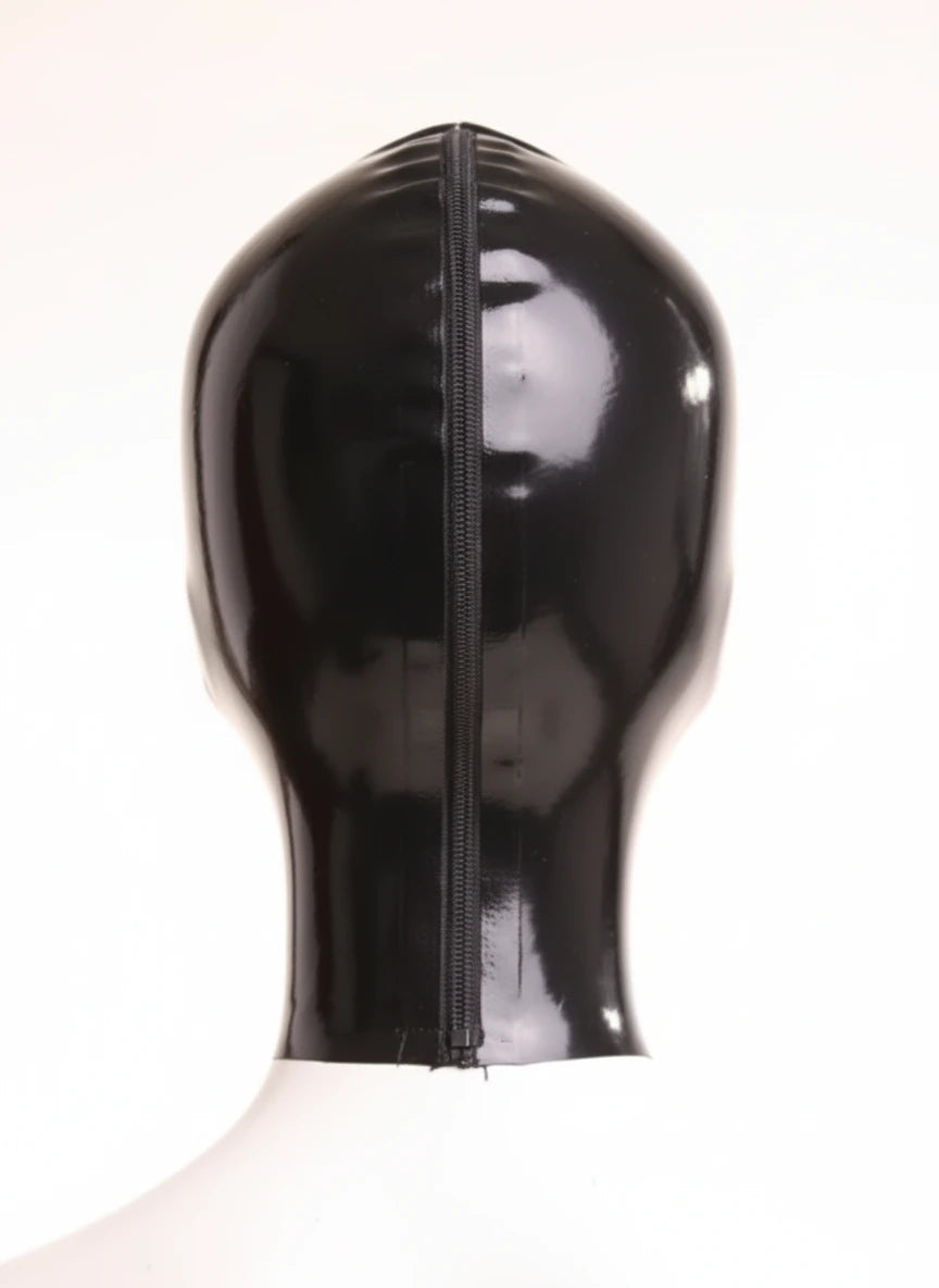 High-Neck Long-Sleeve Latex Catsuit