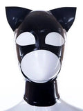 Catwoman Latex Hood — Black