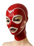 Red & White Latex Hood