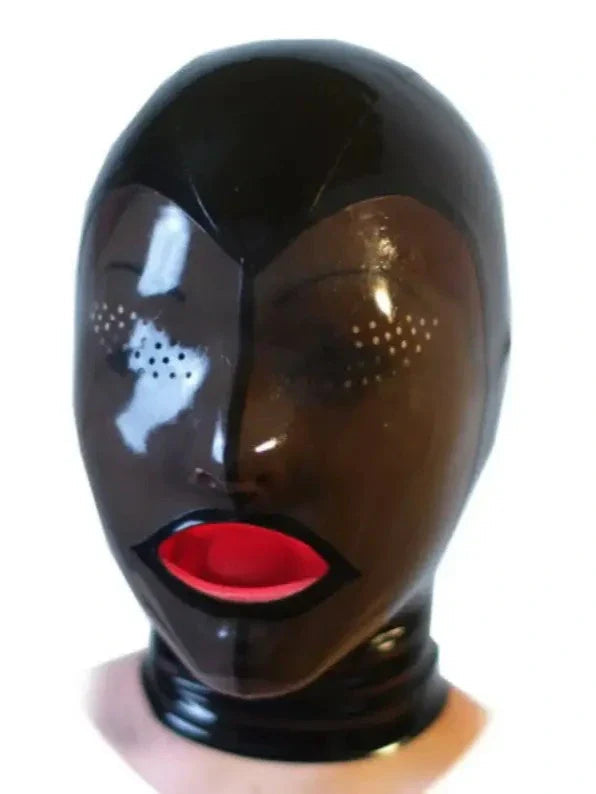 Shadow Phantom Latex Hood — Transparent Black