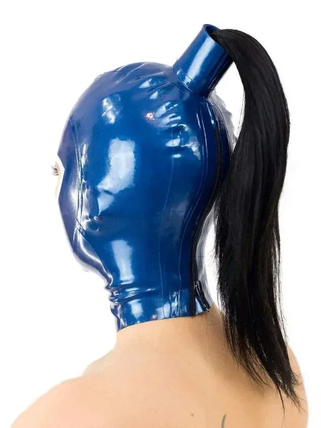 Ocean Avenger Blue & White Latex Mask