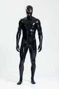 Latex Men’s Full Enclosure Catsuit with Hood and Gloves