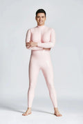 Latex Catsuit with Built-In Silicone Breast Forms – Baby Pink