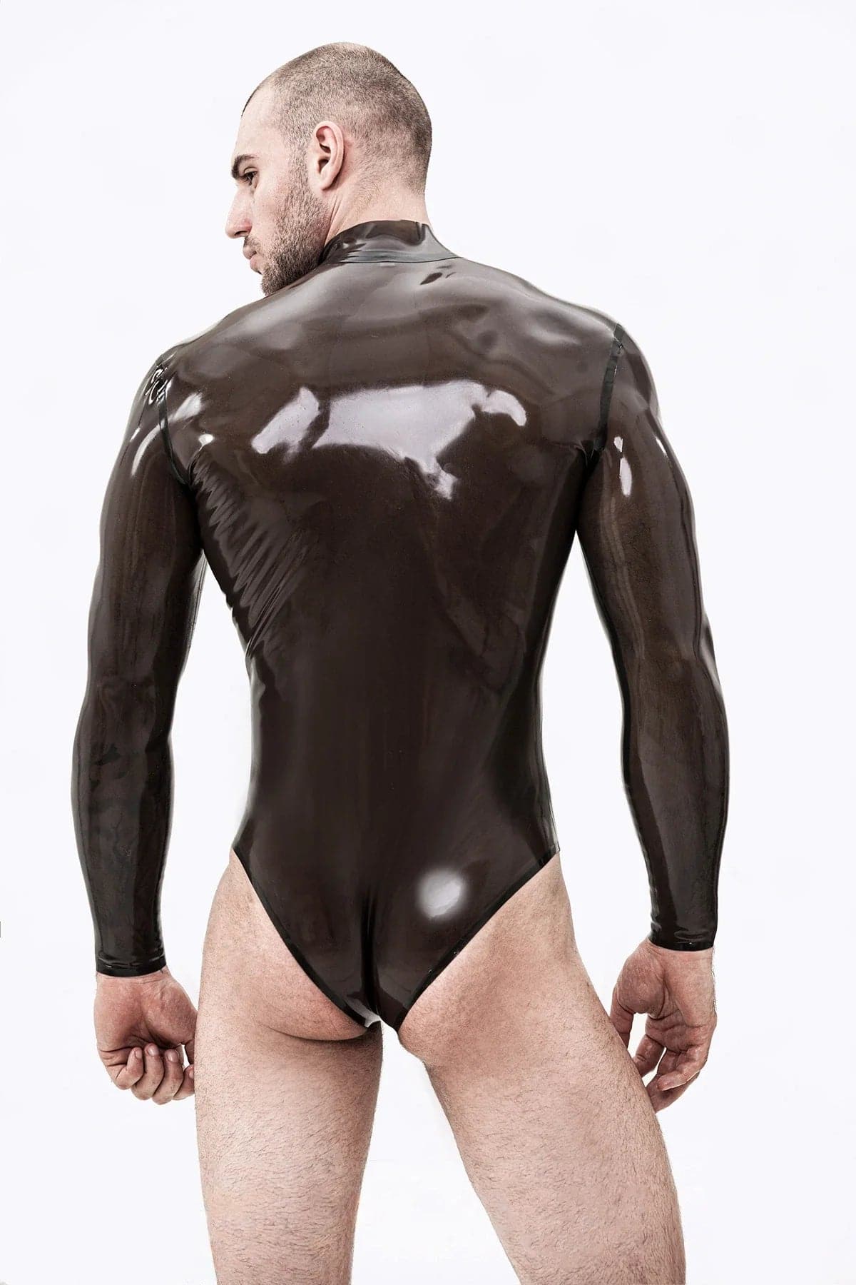 Men’s Long-Sleeve Latex Leotard