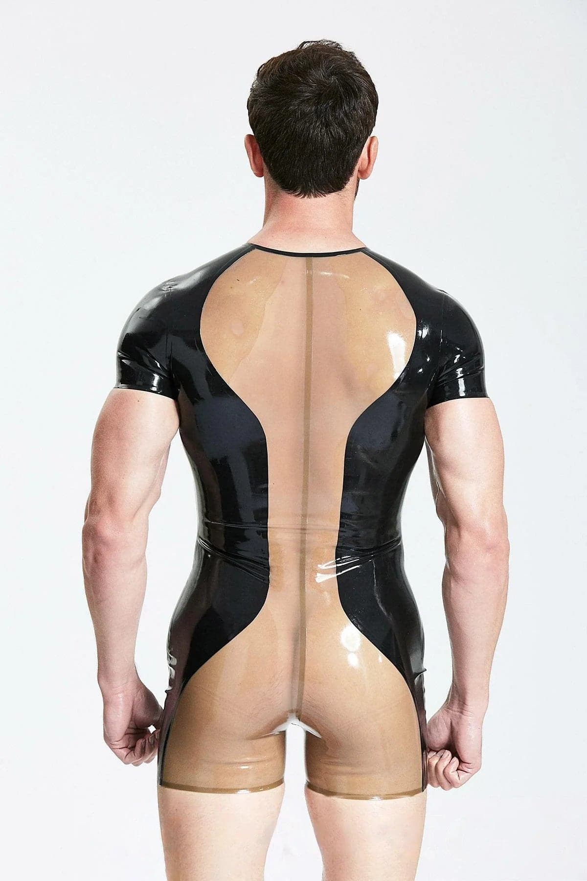 Latex Men’s Surfsuit with Translucent Window Panels
