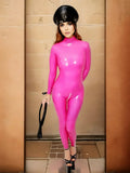 Pink Latex Catsuit — Full Body Coverage