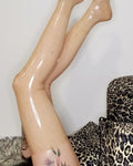 Latex Full-Length Stockings – Nude