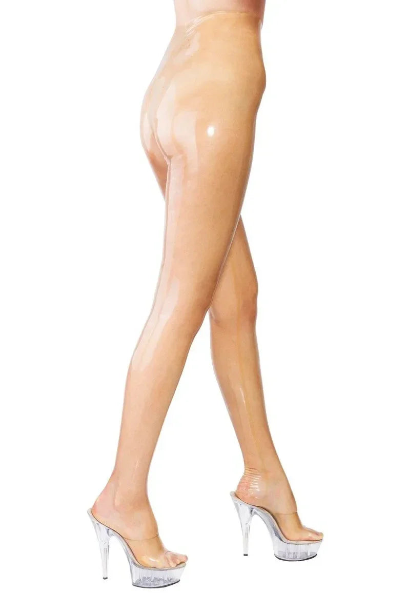 Latex Leggings – Nude Translucent