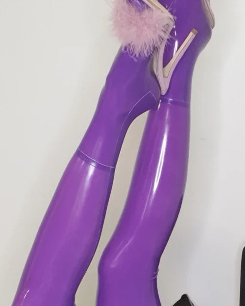 Latex Stockings – Purple