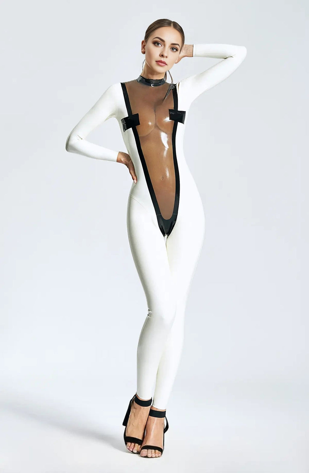 'Forme V Profonde' Latex Catsuit