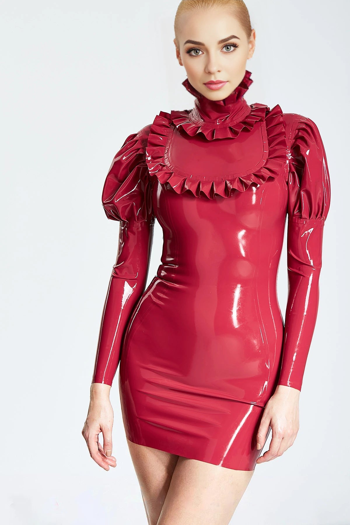 'Juliette' Formal Micro Latex Dress