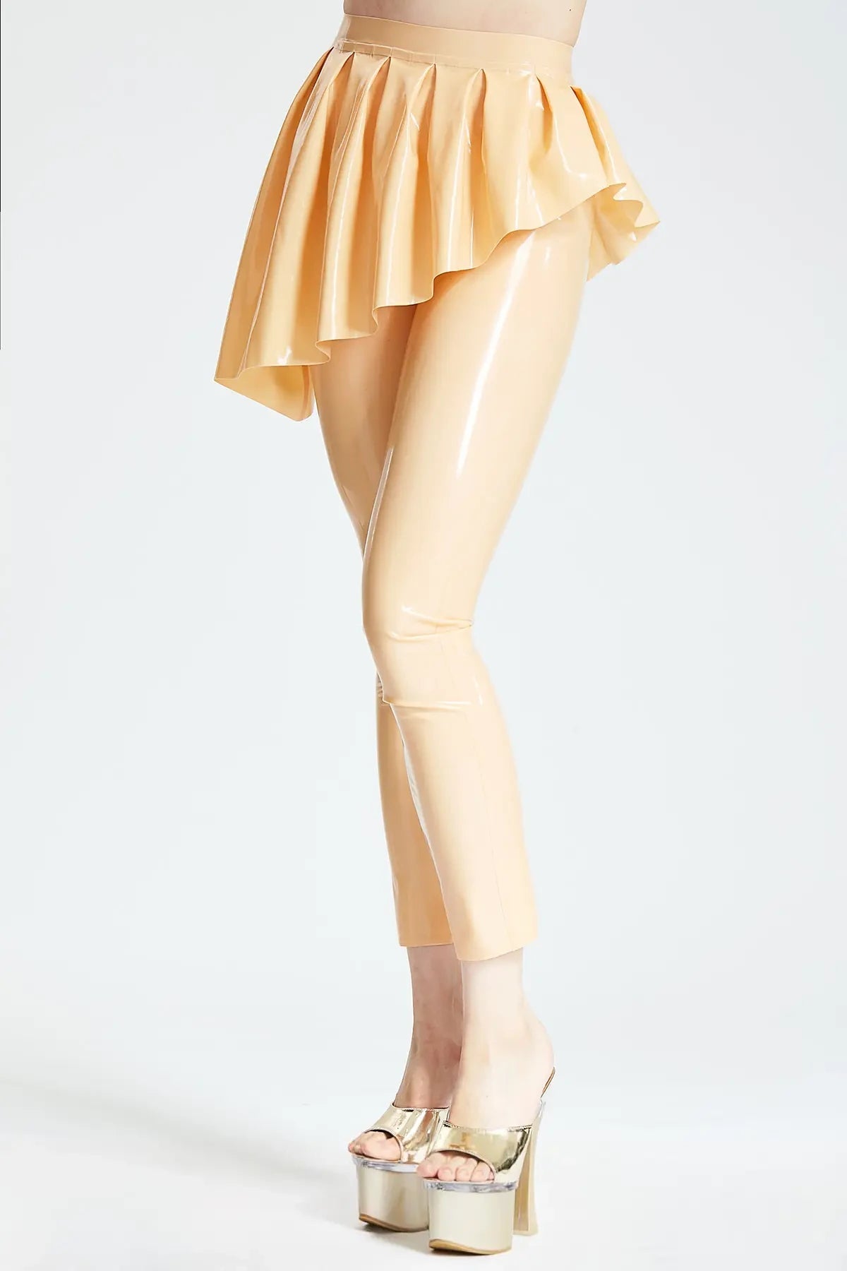 Latex Leggings in Mannequin – High-Gloss Women's Latex Leggings