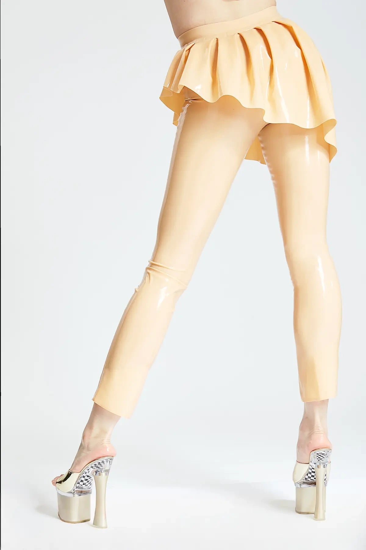 Latex Leggings in Mannequin – High-Gloss Women's Latex Leggings
