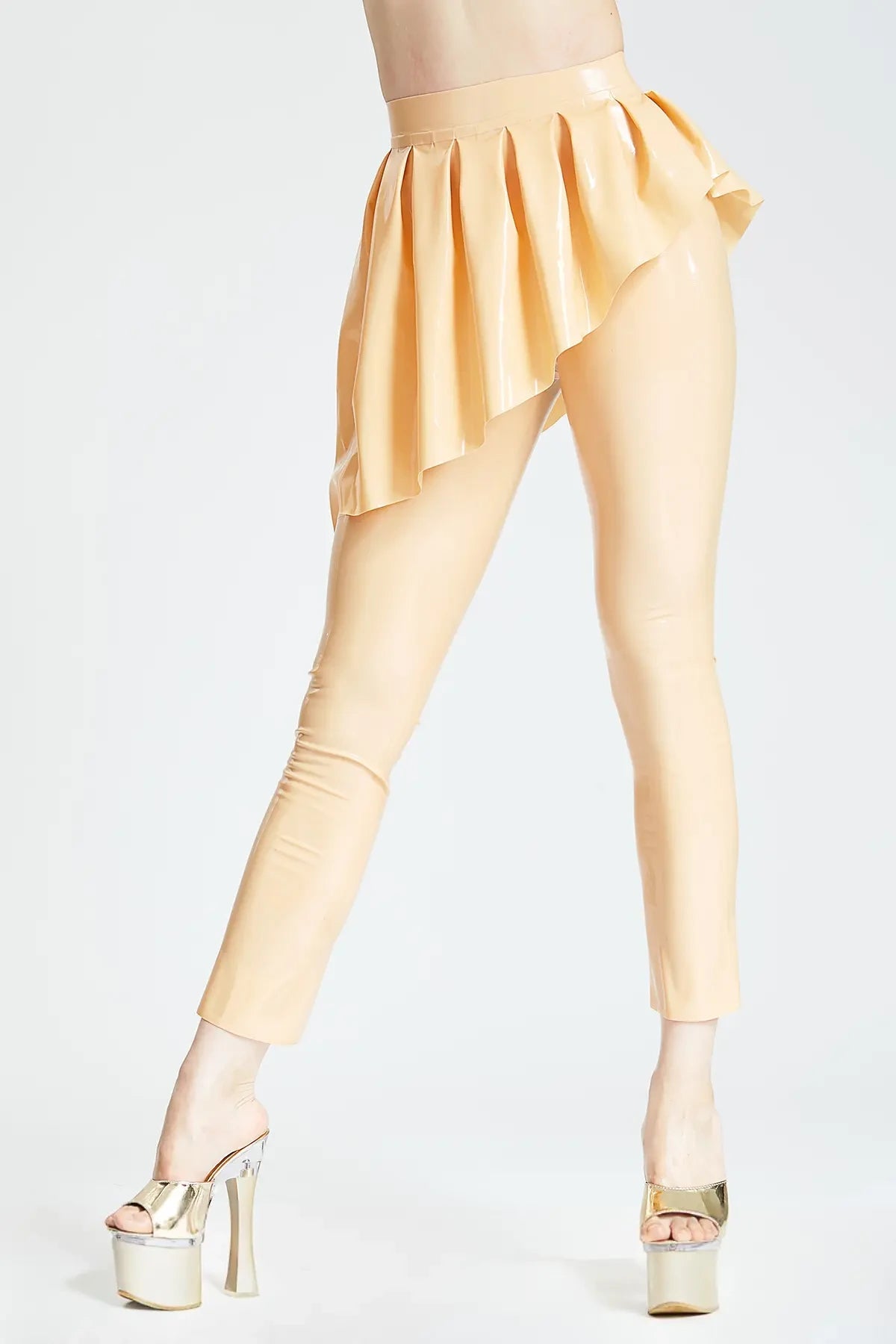 Latex Leggings in Mannequin – High-Gloss Women's Latex Leggings