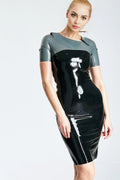 Executive Style Latex Mini Dress