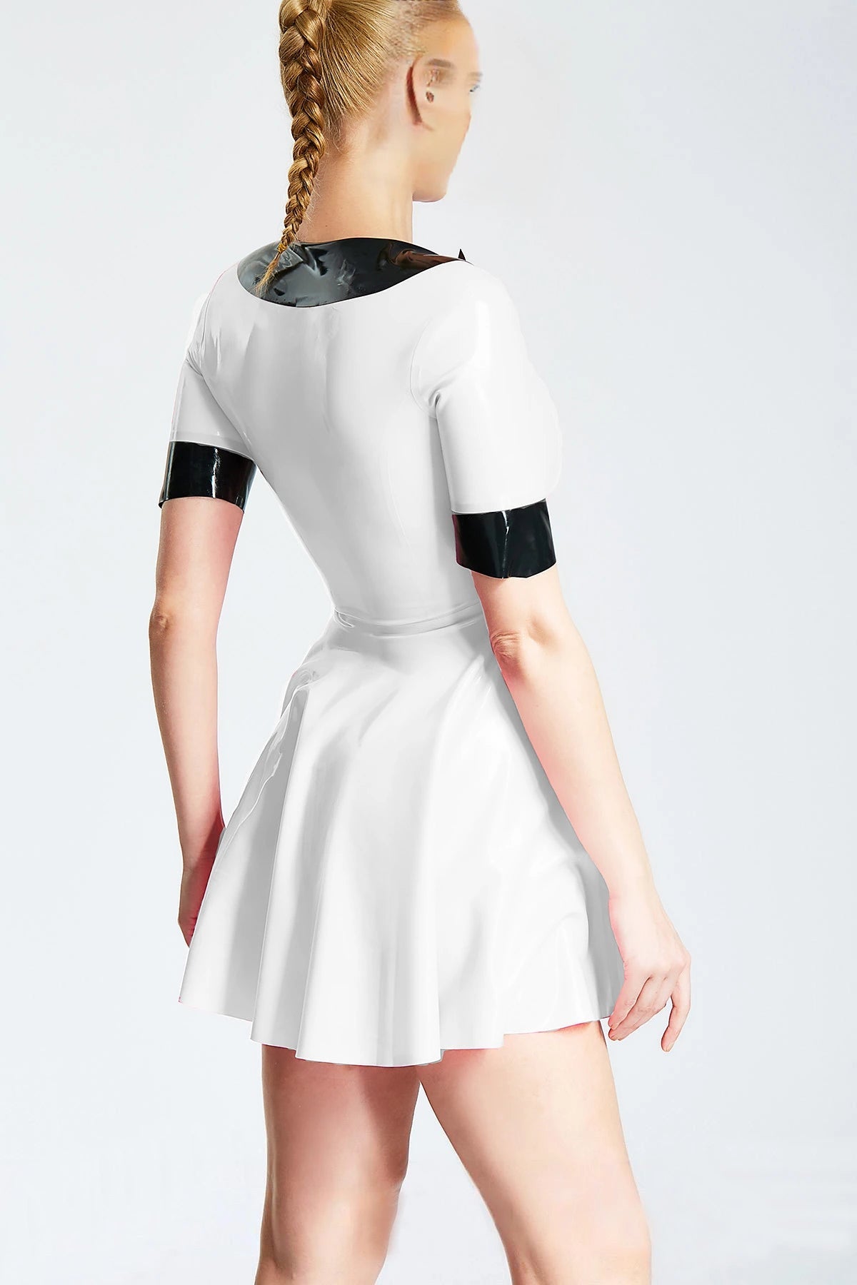 'Wendy' Latex Waitress Uniform Dress