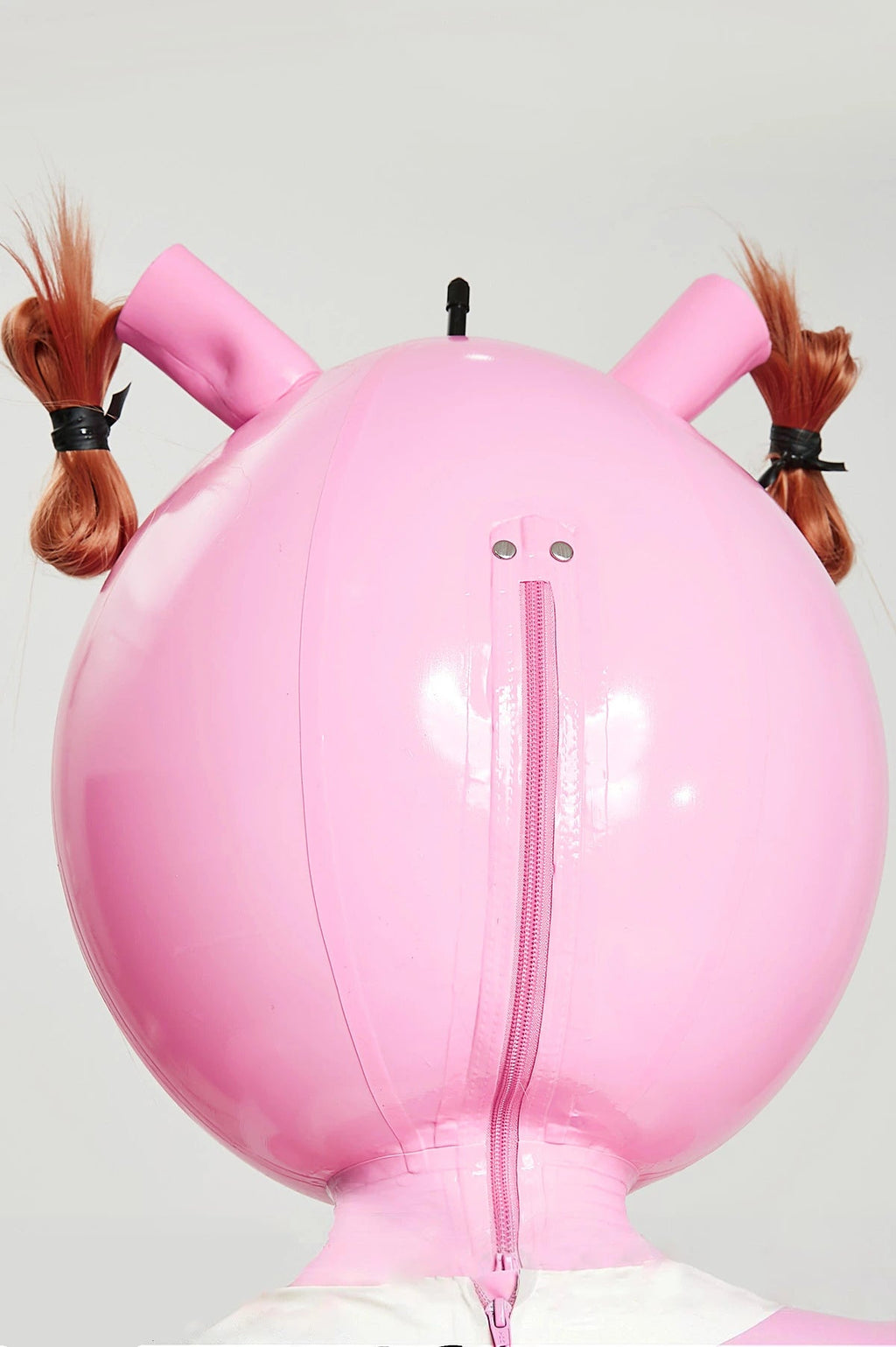 Unisex 'Polly-Waffle' Latex Inflatable Waitress Dress