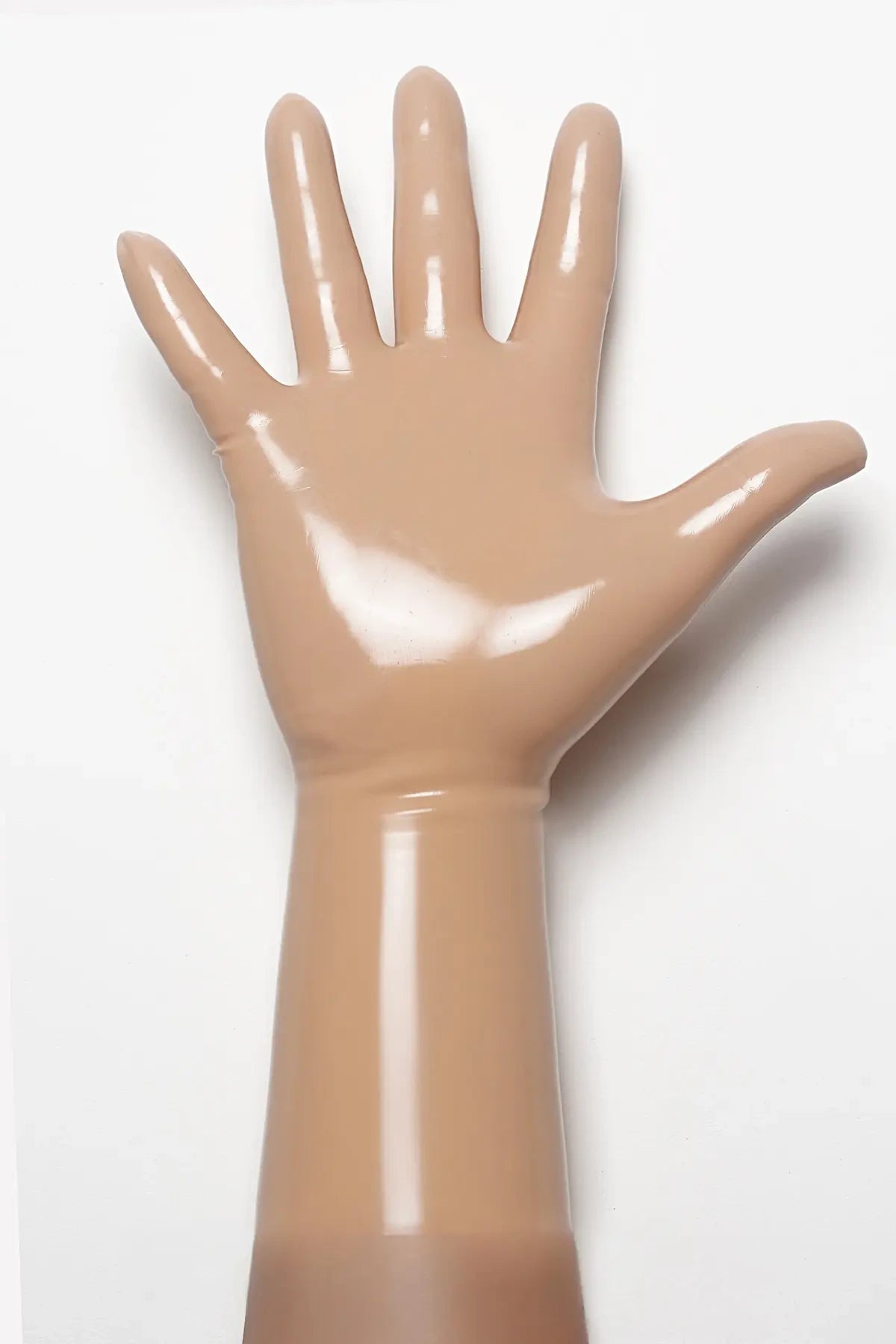 Classic Short Moulded Latex Gloves — Mannequin