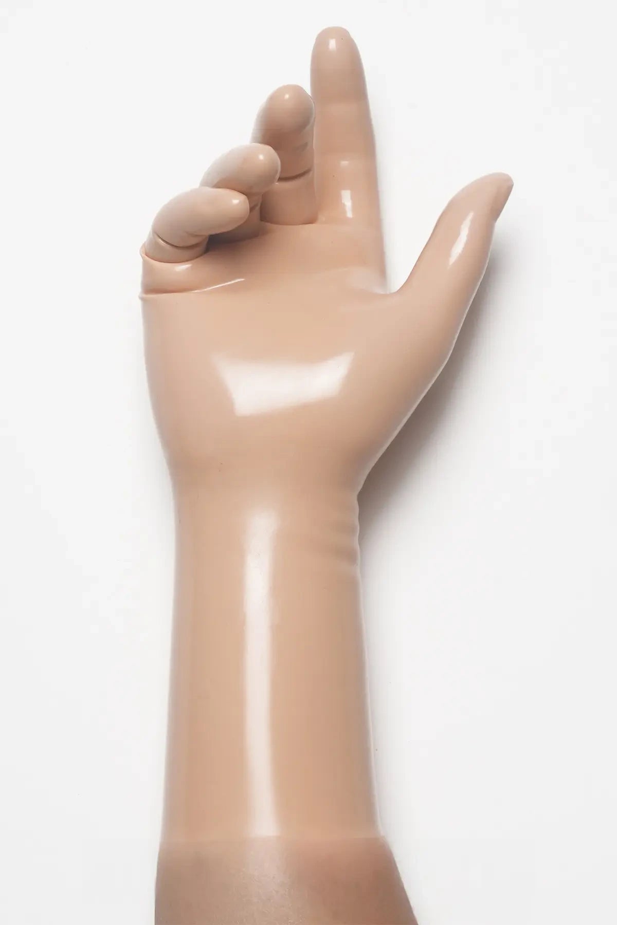 Classic Short Moulded Latex Gloves — Mannequin