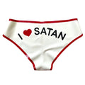 Latex DIY Printed Brief – Custom Text High-Gloss Latex Underwear for Women