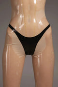 Latex Bikini Briefs – Transparent with Black Trim