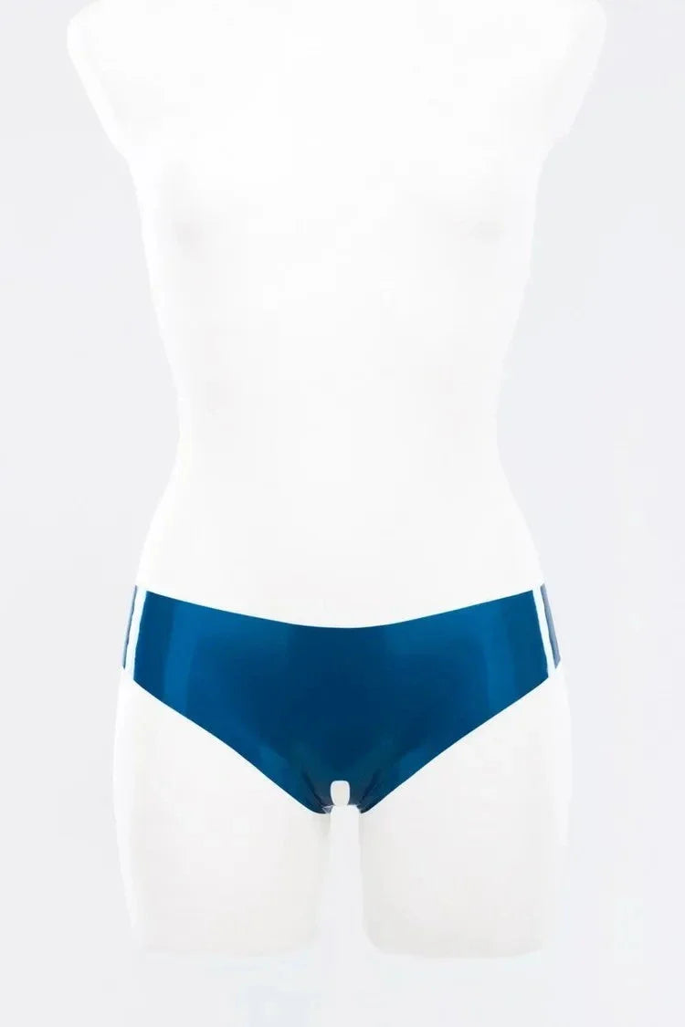 Classic Latex Panty — Navy Blue