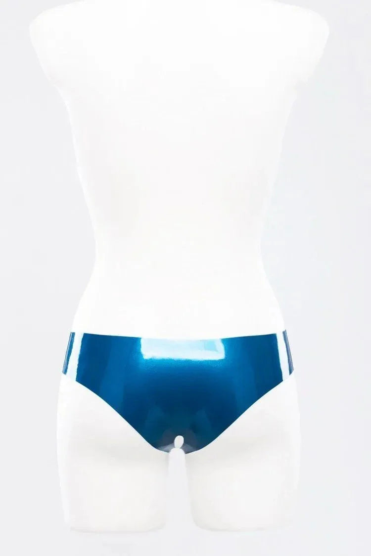 Classic Latex Panty — Navy Blue