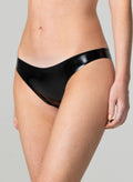 Vogue Latex Suspender Belt with Cut-Out Hip