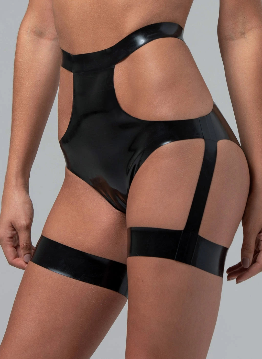 Latex Andromeda Knix – High-Gloss Latex Briefs for Women