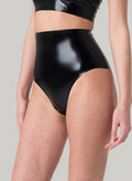 Secrets Latex High-Waist Knickers